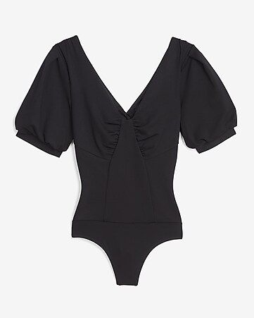 Off The Shoulder Thong Bodysuit | Express