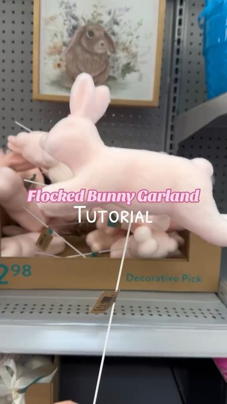 Supplies for flocked bunny garland 
#easter

#LTKhome #LTKparties #LTKSeasonal