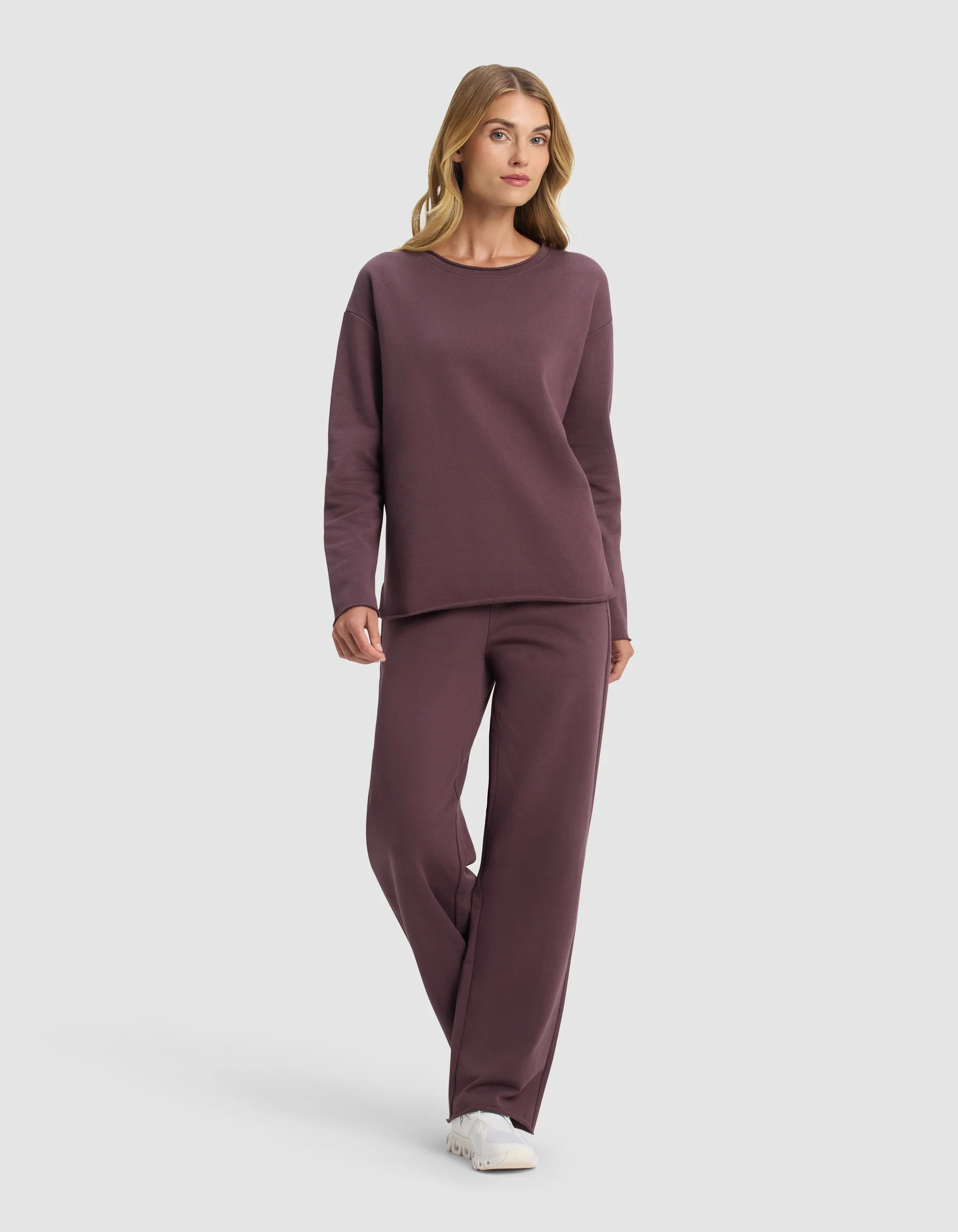 Women's Chelsea Set in Fig (Size: Medium) - Cozy Earth | Cozy Earth