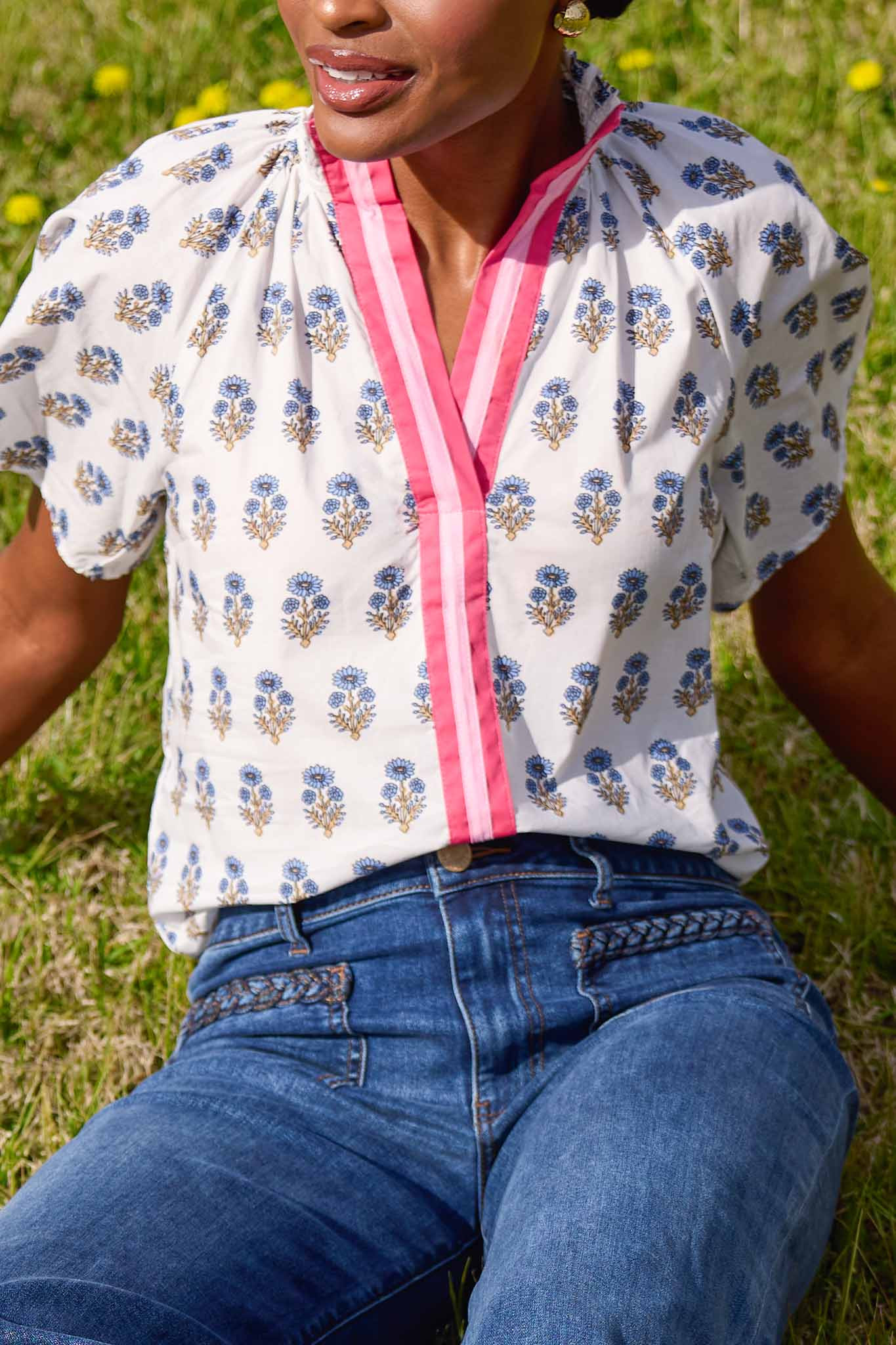 Macey Top- White | Avara