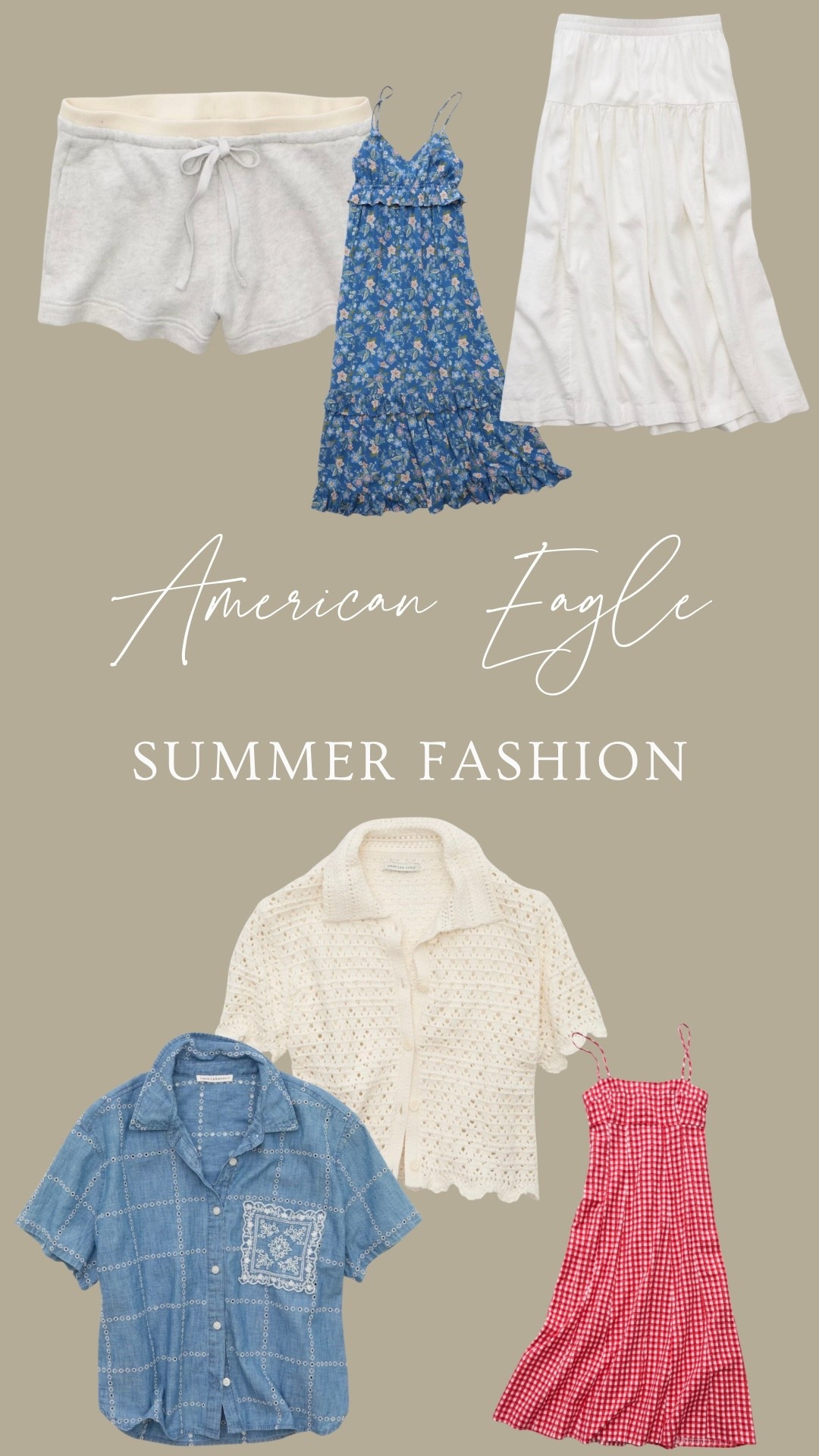 New summer arrivals at American Eagle🩵

#LTKSeasonal