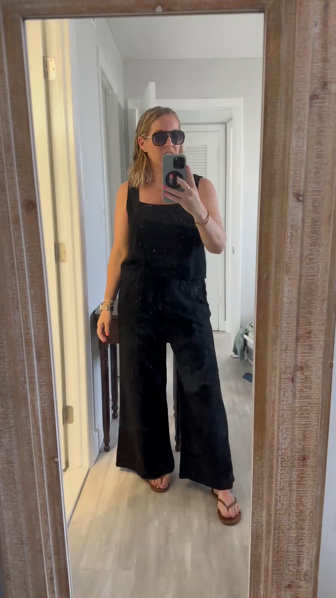 The easiest and classy outfit for any dinner, casual or dressy!! I’m in a medium and loving this soft linen set! I own it in white too! 

#LTKWatchNow #LTKFindsUnder50 #LTKTravel