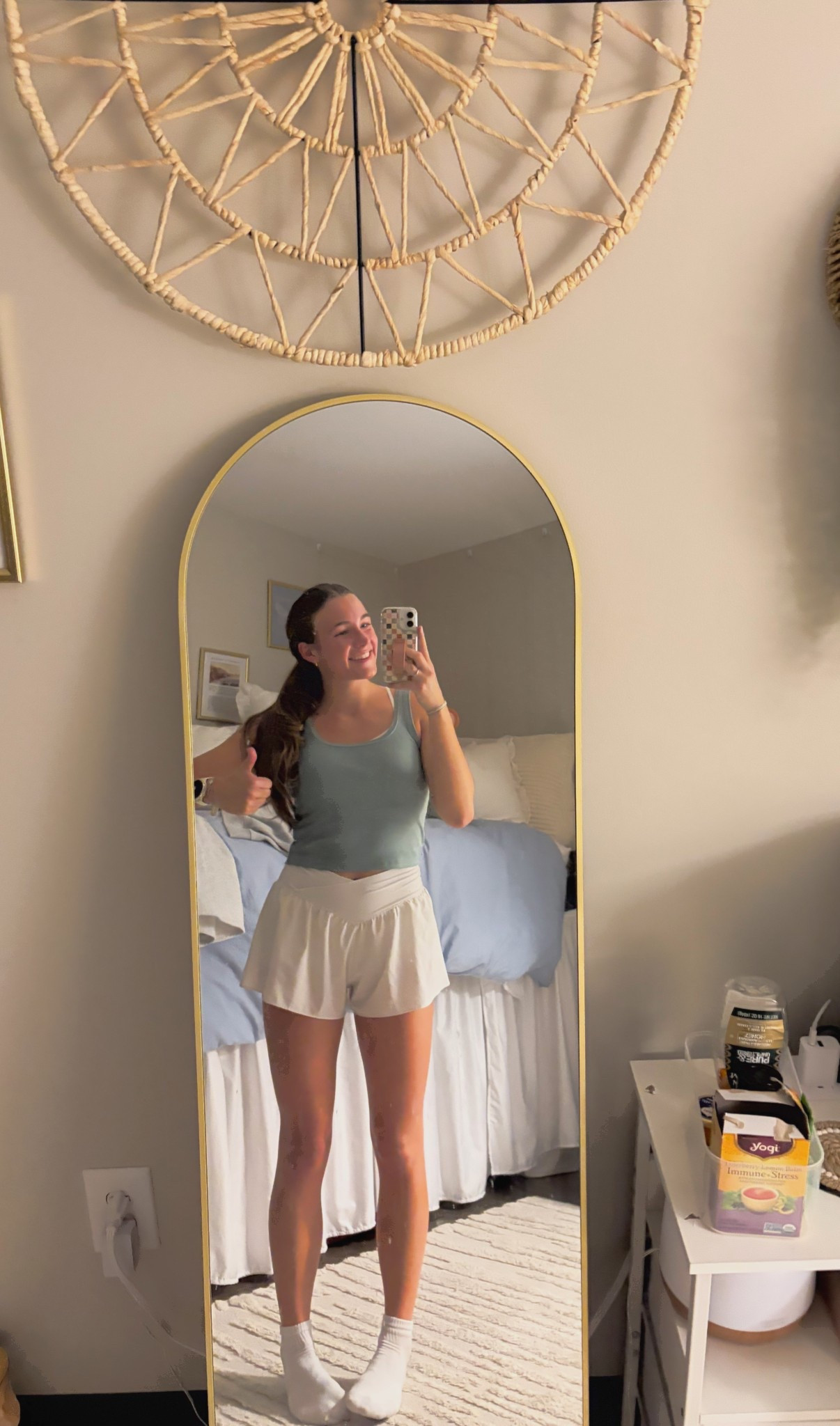 workout fit ootd size small in tank and shorts! 

#LTKootd #LTKdayinmylife #LTKActive