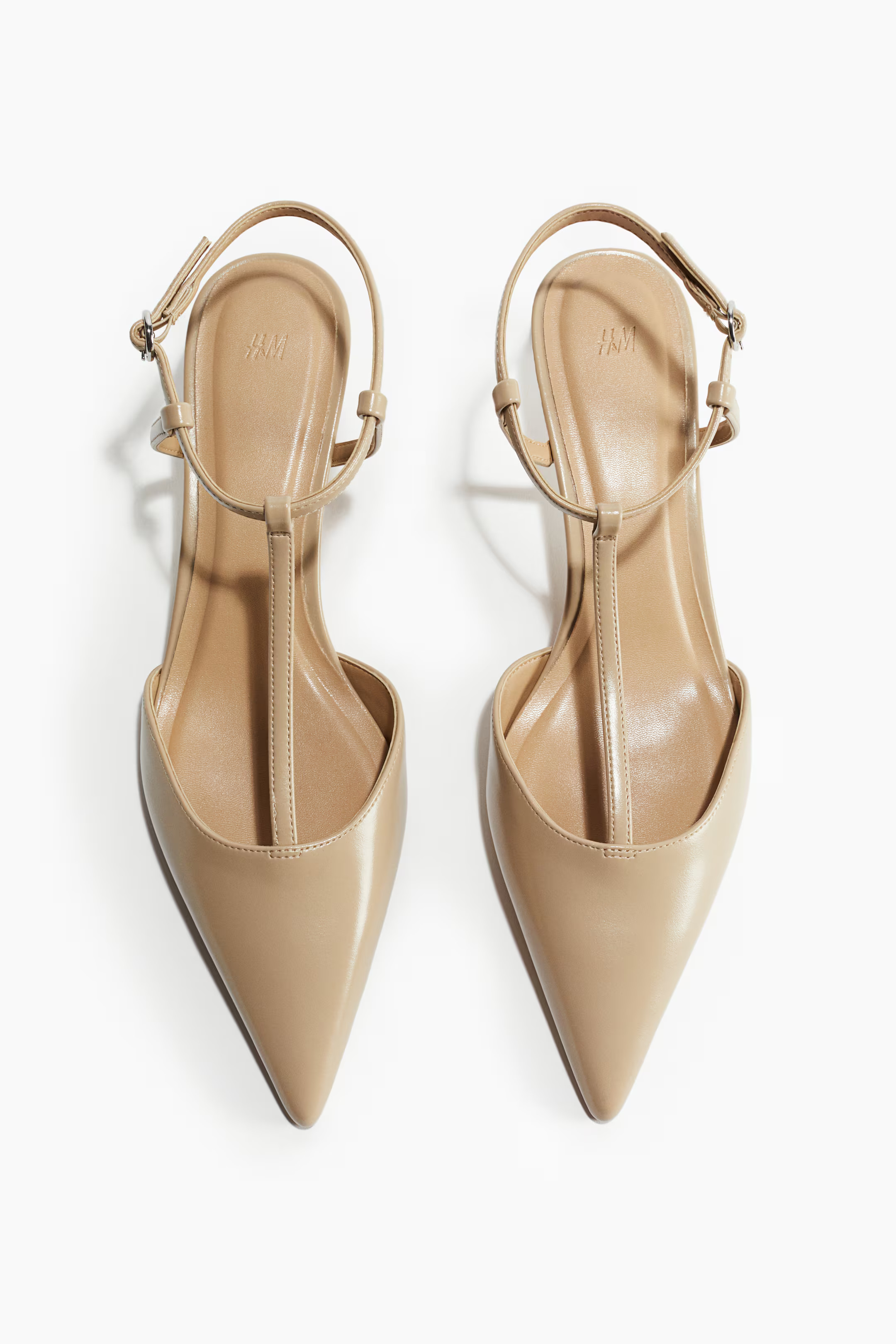 Pointed T-Strap Pumps | H&M (US + CA)