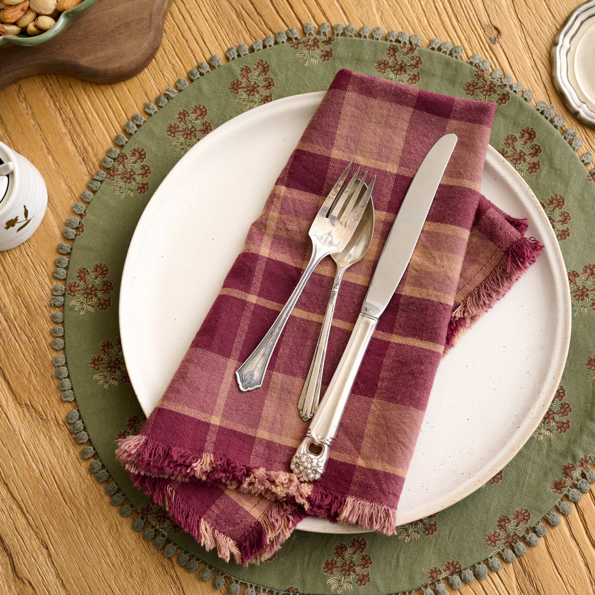 Maisley Plaid Napkin Set of Four | Magnolia