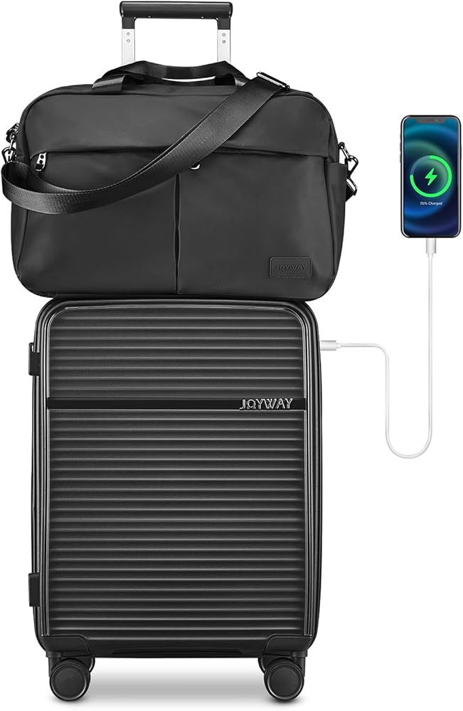 Joyway Carry on Luggage Airline Approved, Expandable 20 Inch Carry-on Suitcase with Spinner Wheel... | Amazon (US)