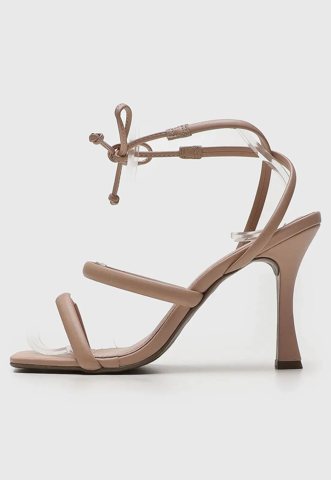 Sandália VIA UNO Amarração Nude | Dafiti (BR)