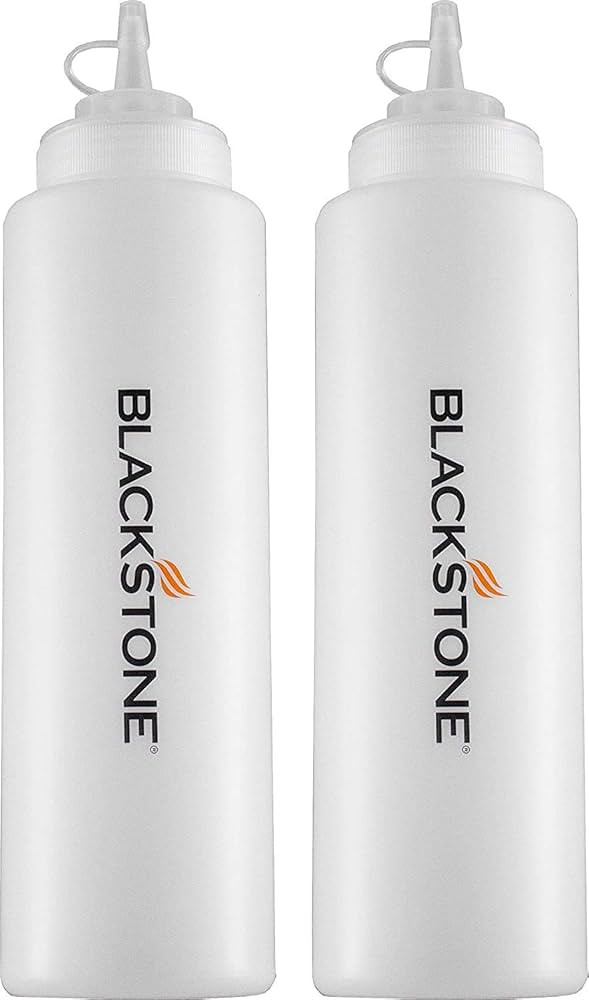 Blackstone 5071 Premium Leak-Free 32 oz Large Set of 2 Durable Clear Food Dispenser Squeeze Squir... | Amazon (US)