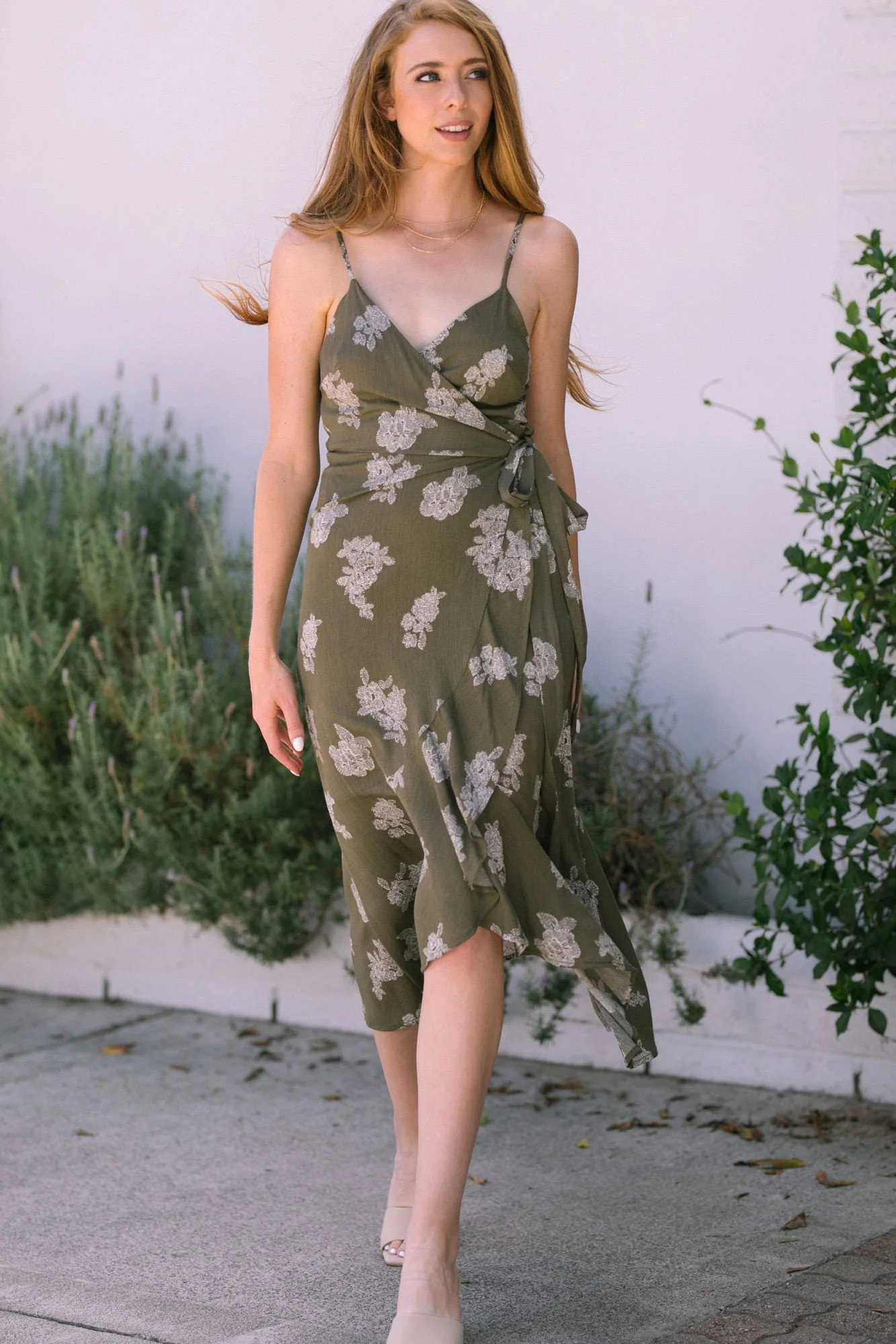 Lizette Cami Wrap Dress | Morning Lavender