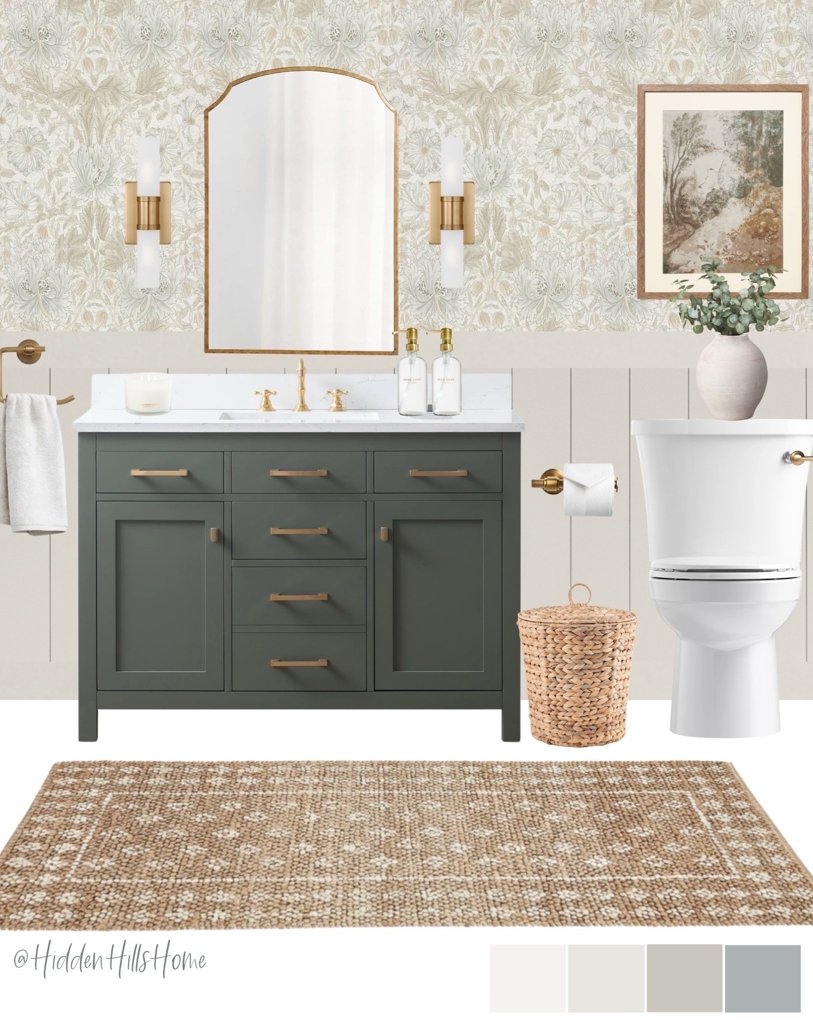 Bathroom mood board, bath design ideas, modern classic bathroom mood board, bathroom design ideas #bathroom

#LTKHome #LTKSeasonal #LTKSaleAlert