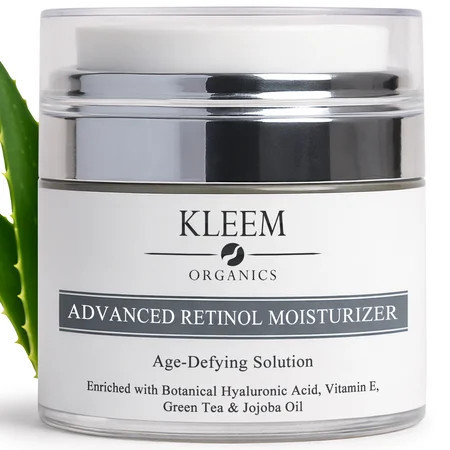 Kleem Organics Retinol Night Cream with Hyaluronic Acid & Collagen- Anti Aging Face Moisturizer to Reduce Wrinkles Fine Lines Age Spots -1.7 fl. oz | Walmart (US)
