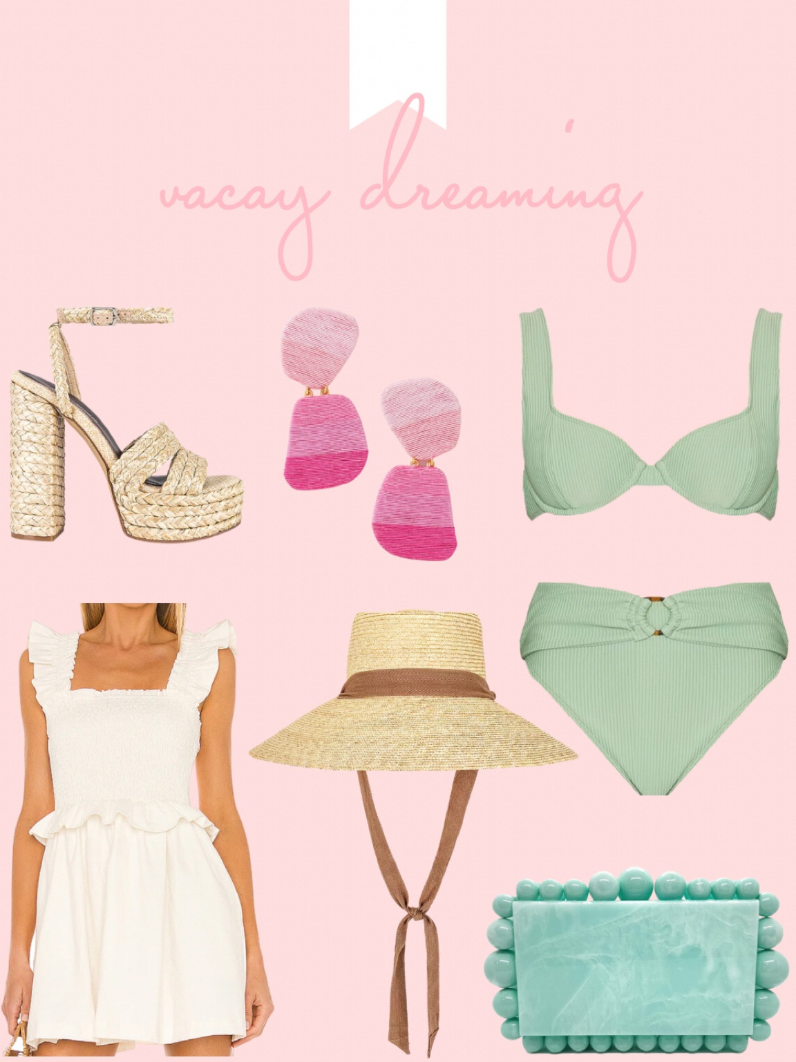 Spring break beach vacation vibes 💕☀️🌴