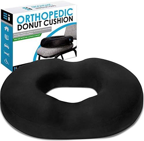 Amazon.com: Donut Tailbone Pillow Hemorrhoid Cushion - Donut Seat Cushion Pain Relief for Hemorrh... | Amazon (US)