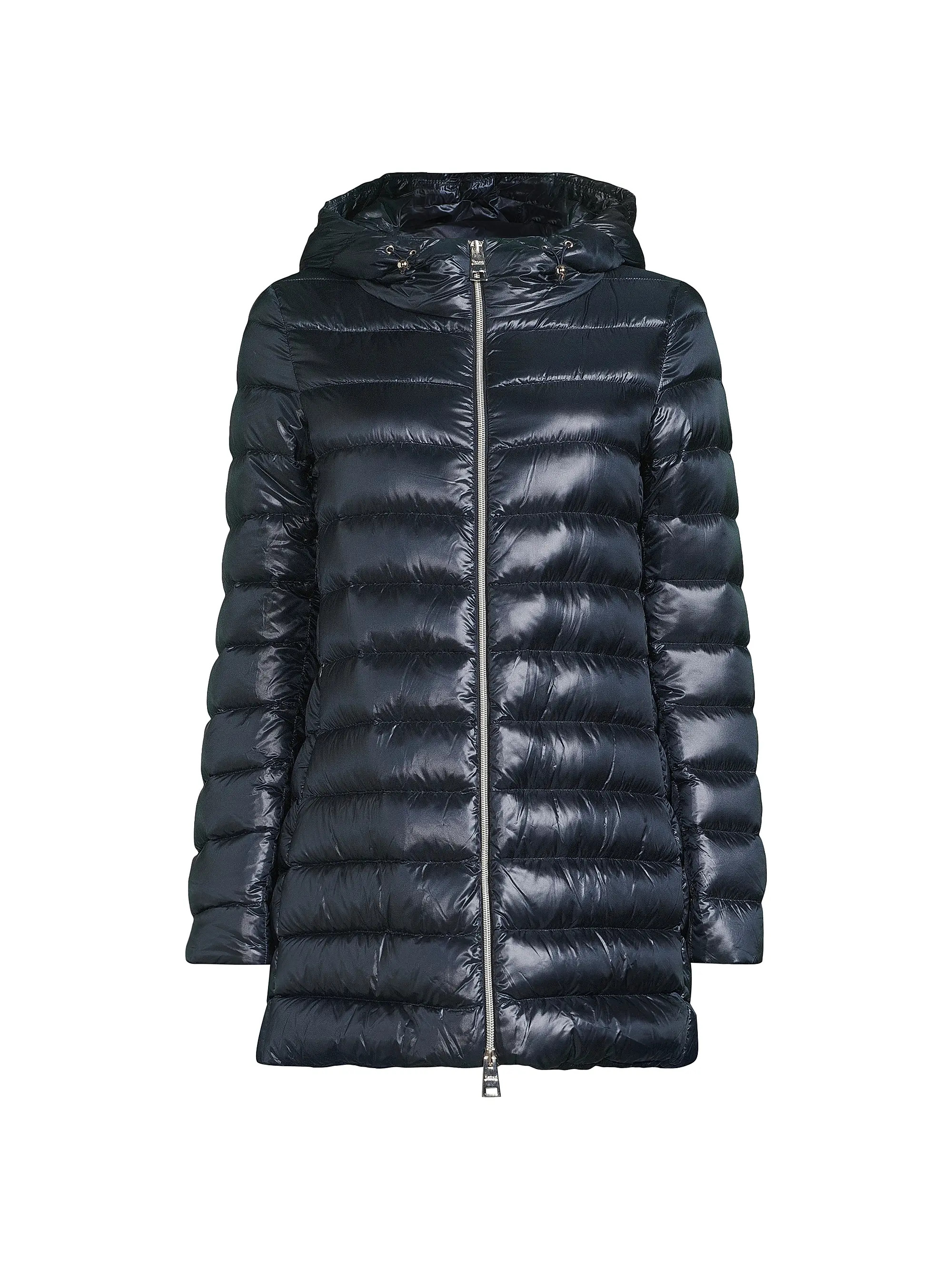 Shiny Nylon A-Shape Down Coat | Saks Fifth Avenue