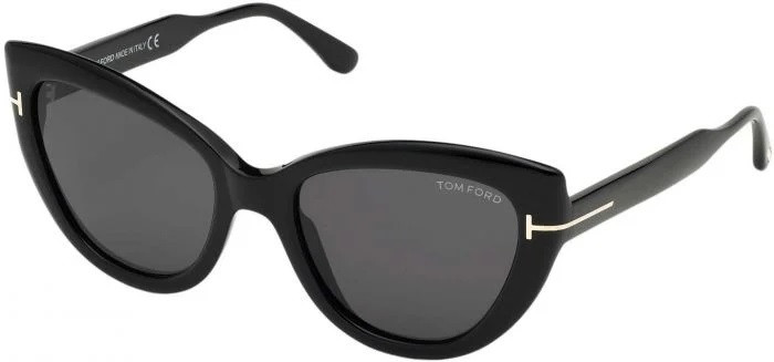Tom Ford Anya Grey Cat Eye Ladies Sunglasses FT0762 01A 55 | Jomashop.com & JomaDeals.com