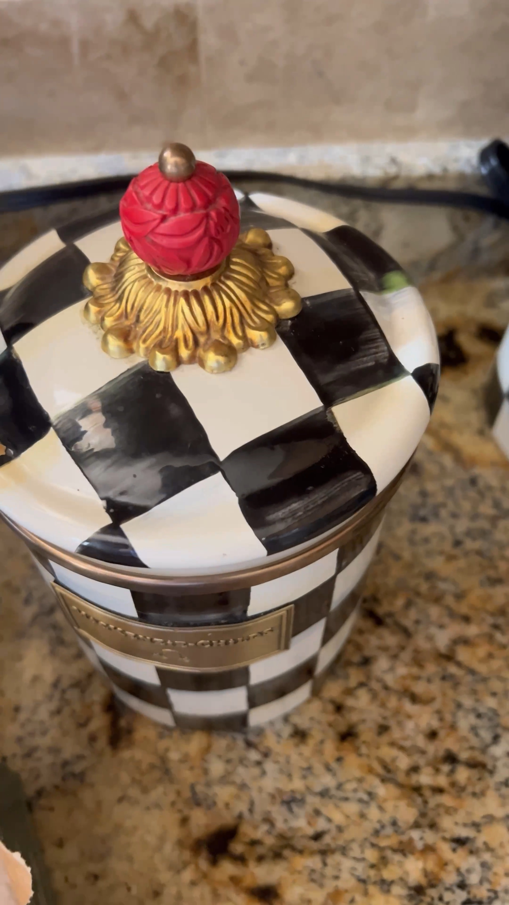 Mackenzie Childs Barn Sale
Courtly Check Canisters
K-cups tea organization kitchen home wedding registry gift house warming 

#LTKsalealert #LTKwedding #LTKhome