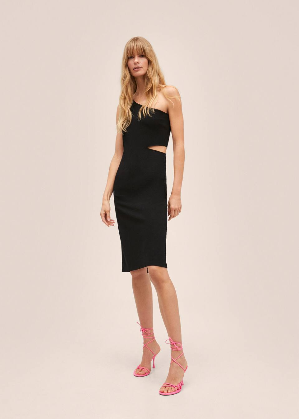 Cut-out bodycon dress | MANGO (US)
