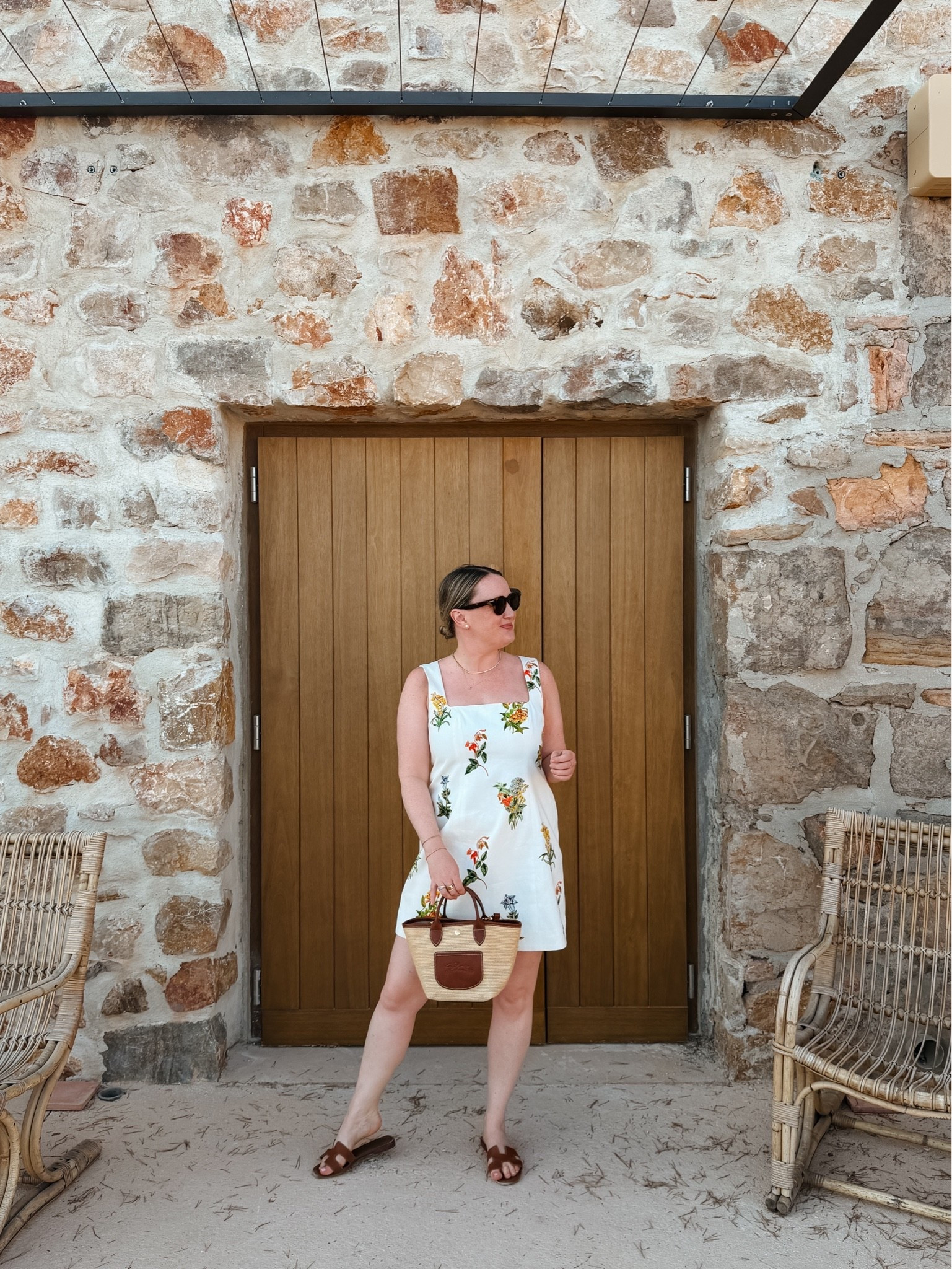 South of France outfit for sunset drinks 
Mini dress in size L

Square neck dress
Floral dress
Vacation looks

#LTKSeasonal #LTKTravel