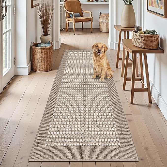 Ileading Laundry Room Runner Rug 2'x6' Non Slip Farmhouse Kitchen Floor Mats with Rubber Backing ... | Amazon (US)