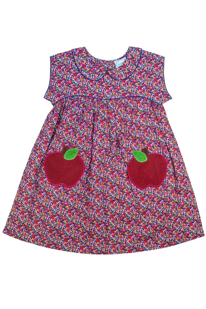 Suzanna Apple Dress | Grace and James Kids