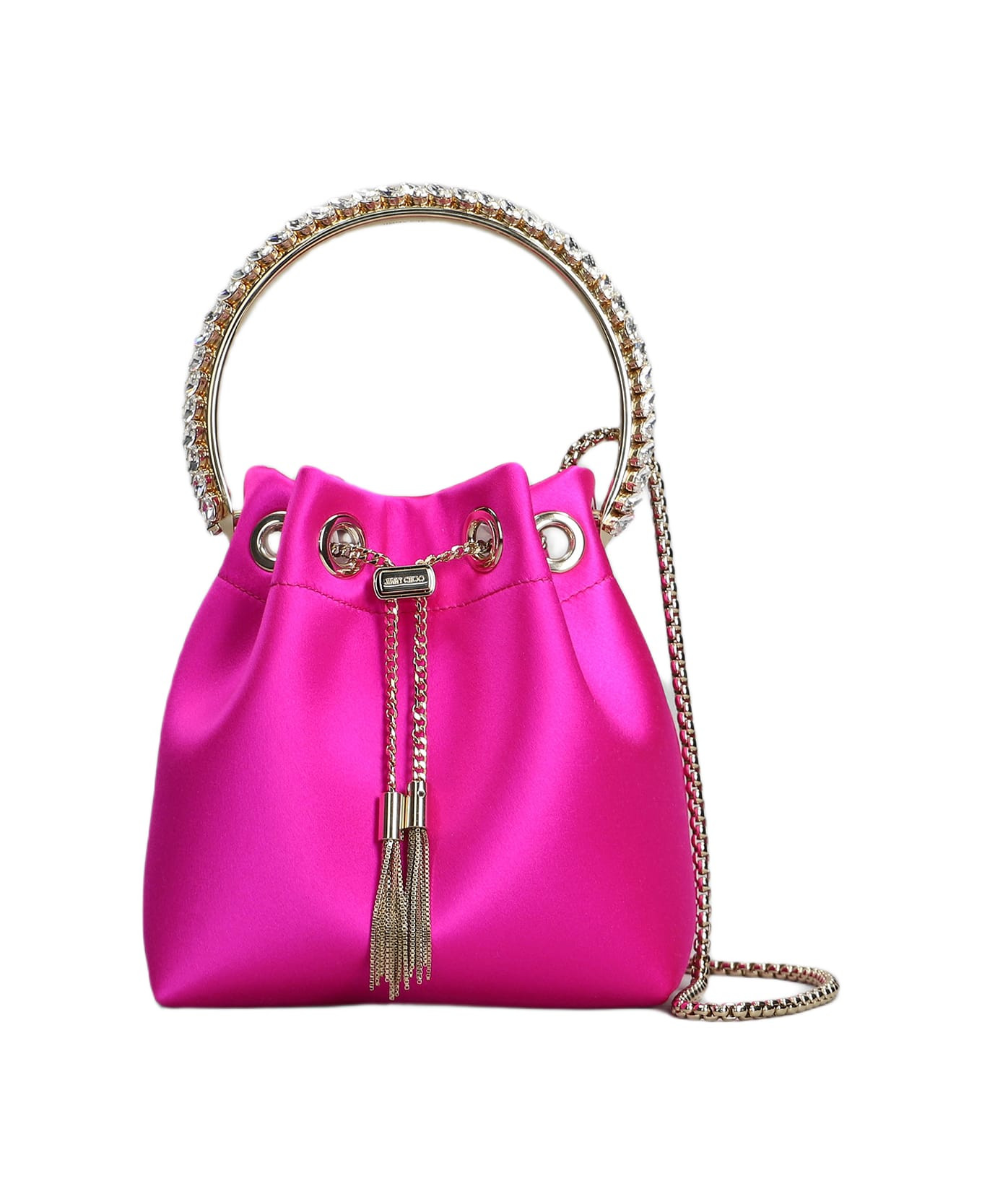Bon Bon Shoulder Bag In Fuxia Satin | Italist.com US