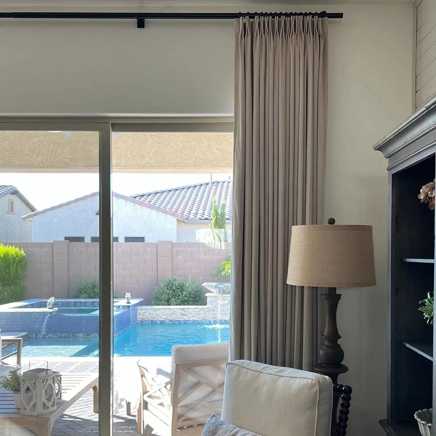 Birkin Velvet Curtain Pleated | TWOPAGES