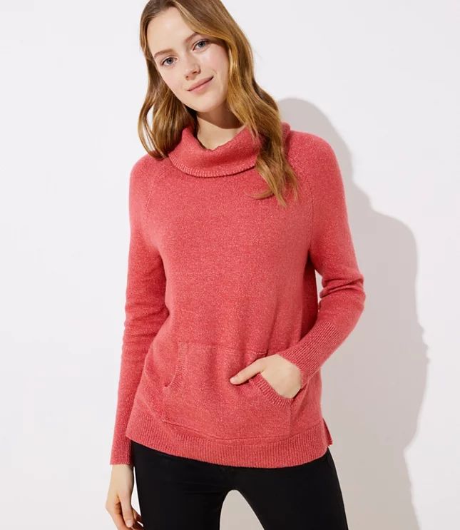 Turtleneck Pocket Sweater | LOFT | LOFT