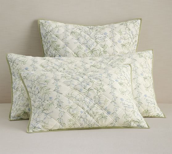 Julia Berolzheimer Clementine Reversible Cotton Quilted Sham | Pottery Barn (US)