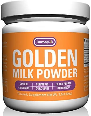 Amazon.com: Organic Golden Milk Turmeric Powder Mix (90 Servings) + Superfood Blend of Ginger, Bl... | Amazon (US)