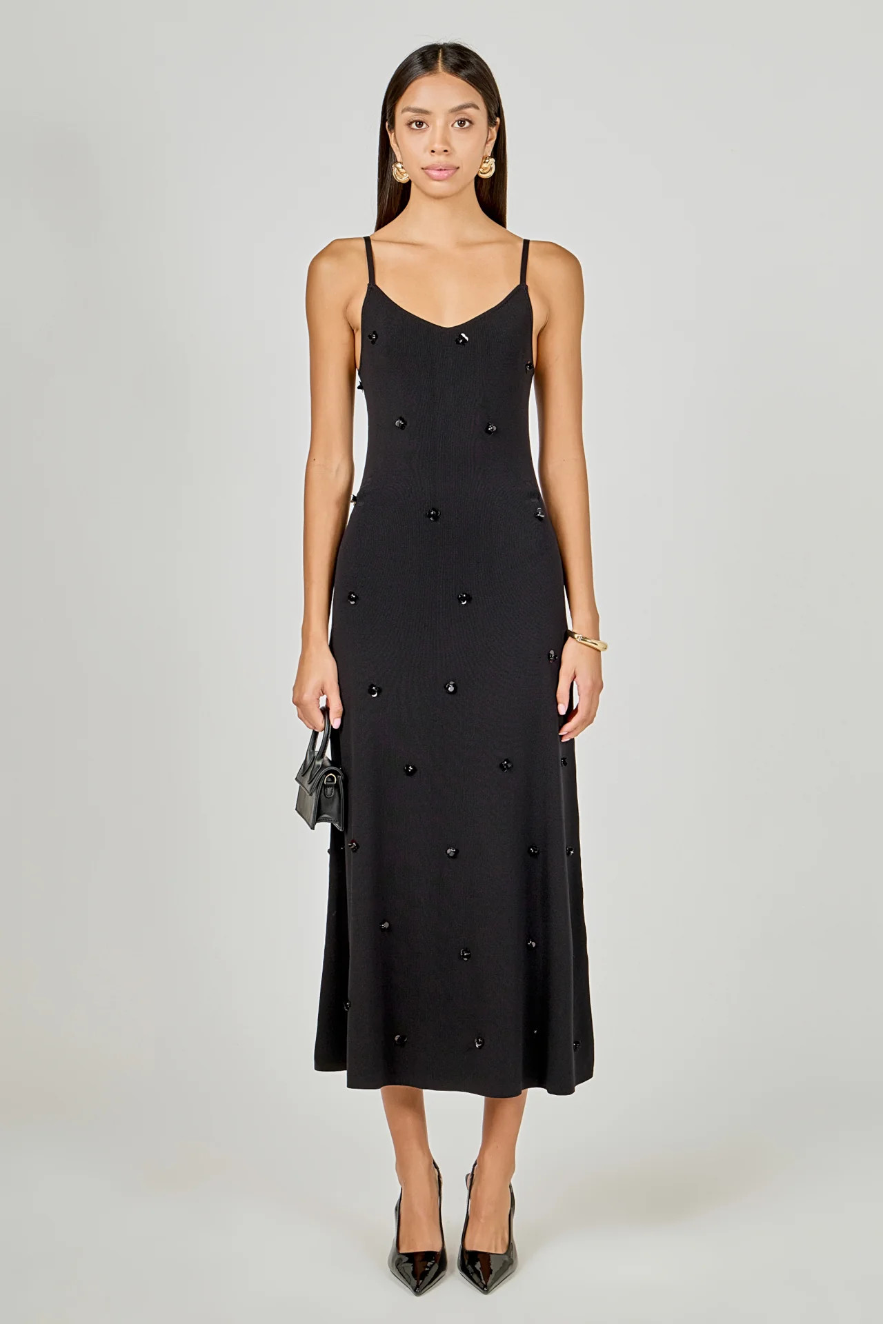 Embellished Knit Midi Dress | Endless Rose