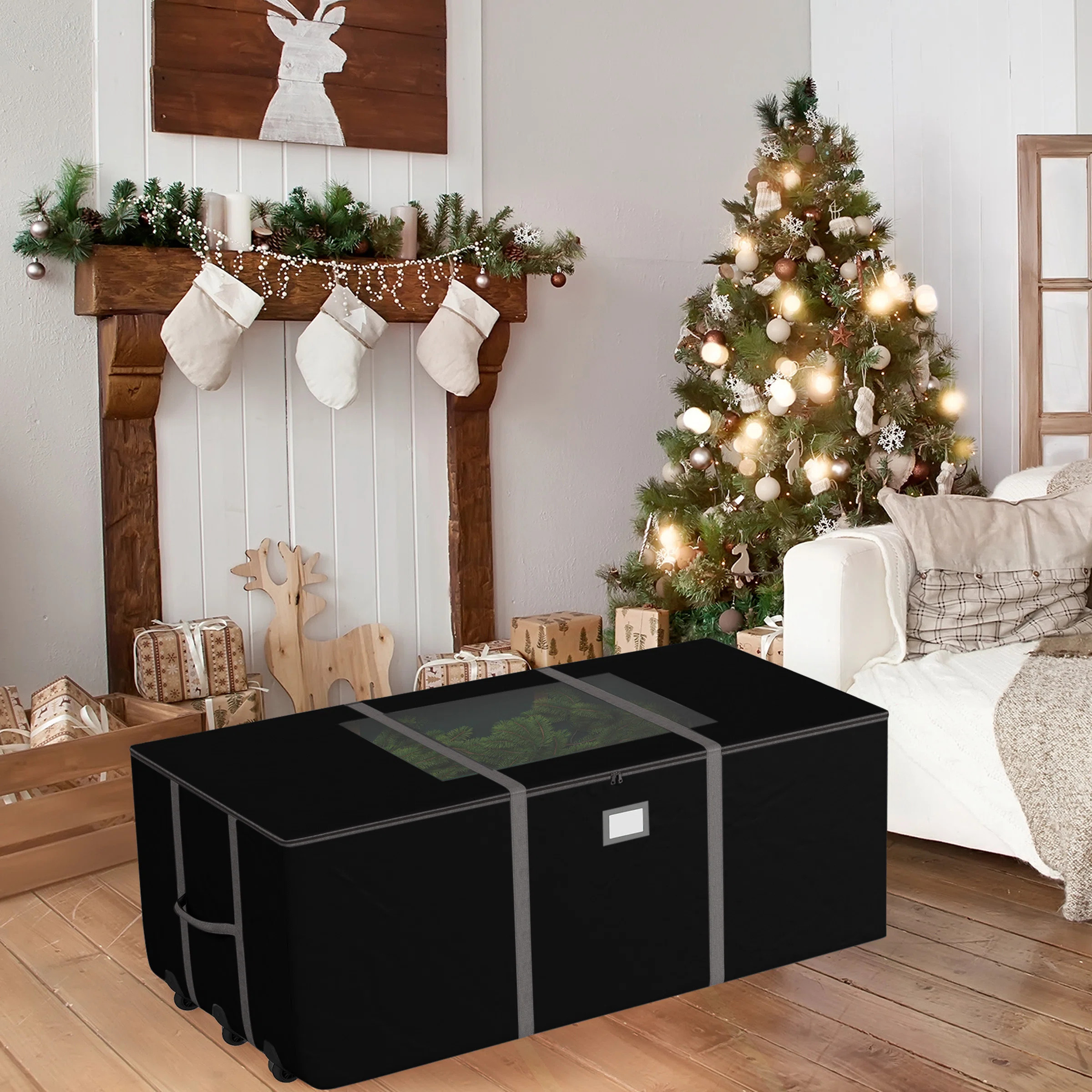 Yuri Rolling Christmas Tree Storage Bag - Heavy-Duty Storage Bags for 12FT Artificial Trees, Seas... | Wayfair North America