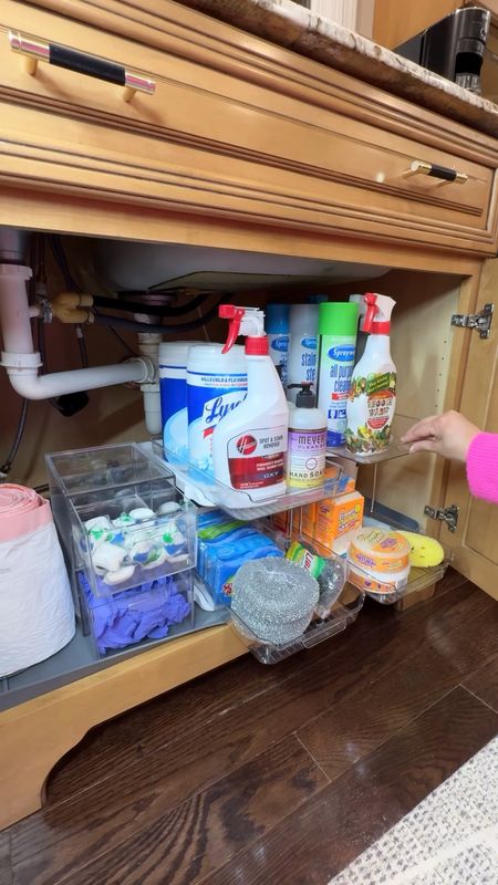 Organize under tbe kitchen sink @amazon #amazonfinds, kitchen must haves, organization must haves, kitchen organization 

#LTKfindsunder50 #LTKhome #LTKsalealert