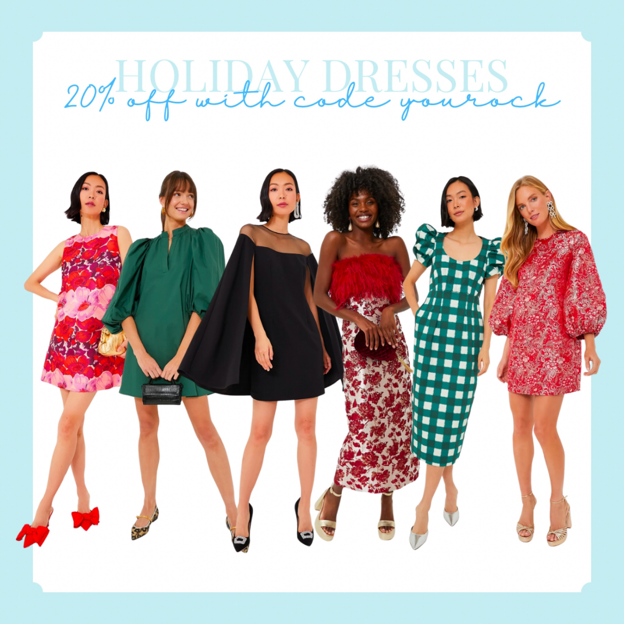 sachin and babi light blue dress 3 Non-Basic Dresses to Get You Through the Holiday Season  MONROE STEELE