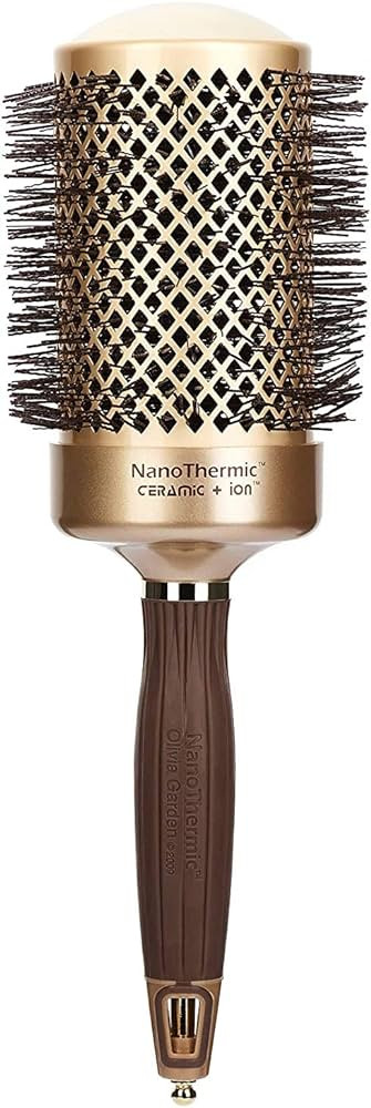 Olivia Garden NanoThermic Ceramic + Ion Round Thermal Hair Brush - Not Electrical - Professional ... | Amazon (US)