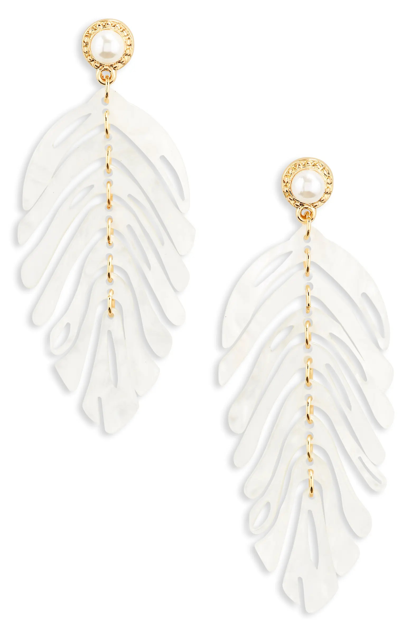 Nordstrom Tropical Leaf Earrings | Nordstrom | Nordstrom