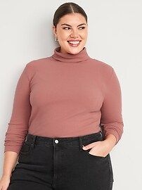 Rib-Knit Turtleneck Top for Women | Old Navy (US)