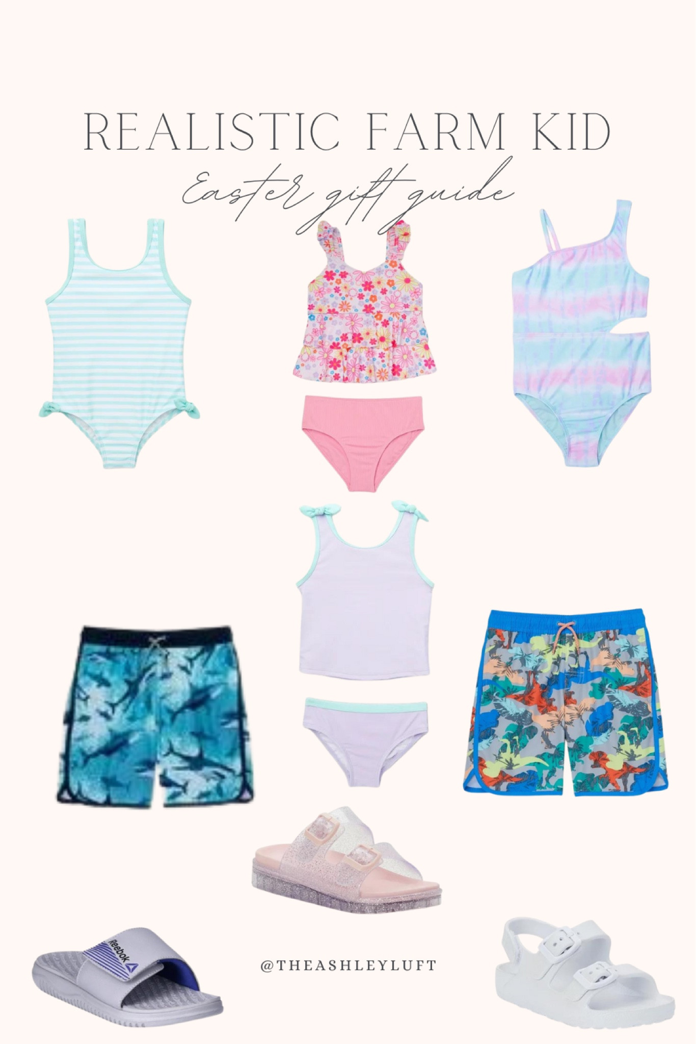 Grab your last minute Easter essentials. We love filling the baskets with items that will be used time over time. These Walmart swimsuits and sandals are not only cute but affordable for summer 2024 

#LTKkids #LTKbaby #LTKfamily