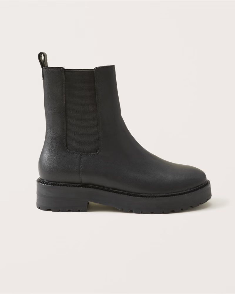 Women's Emilia Chunky Ankle Boots | Women's Shoes | Abercrombie.com | Abercrombie & Fitch (US)