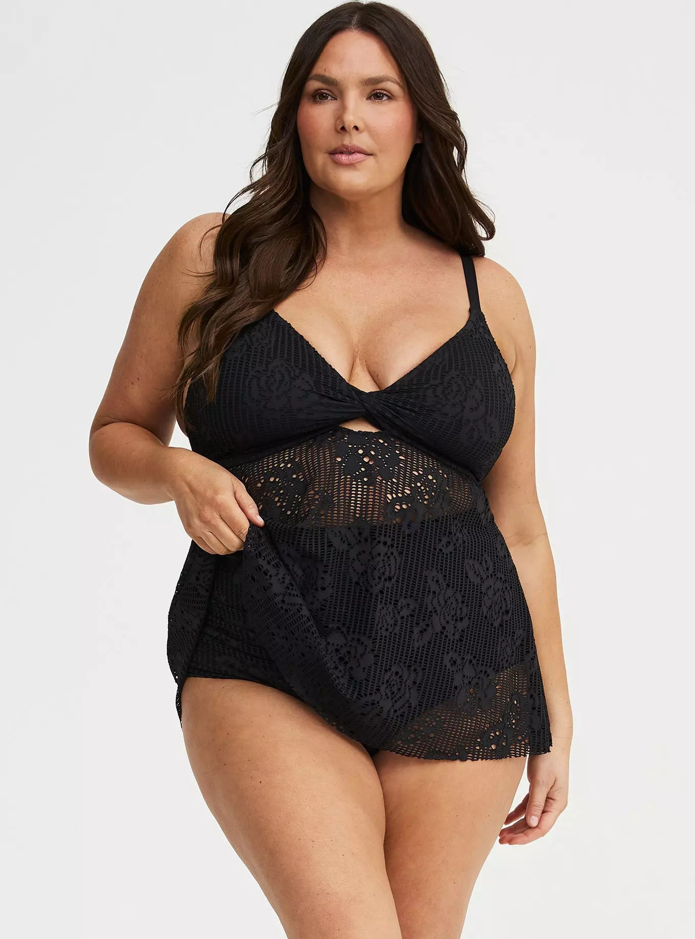 Crochet High-Rise Swim Bottom | Torrid (US & Canada)
