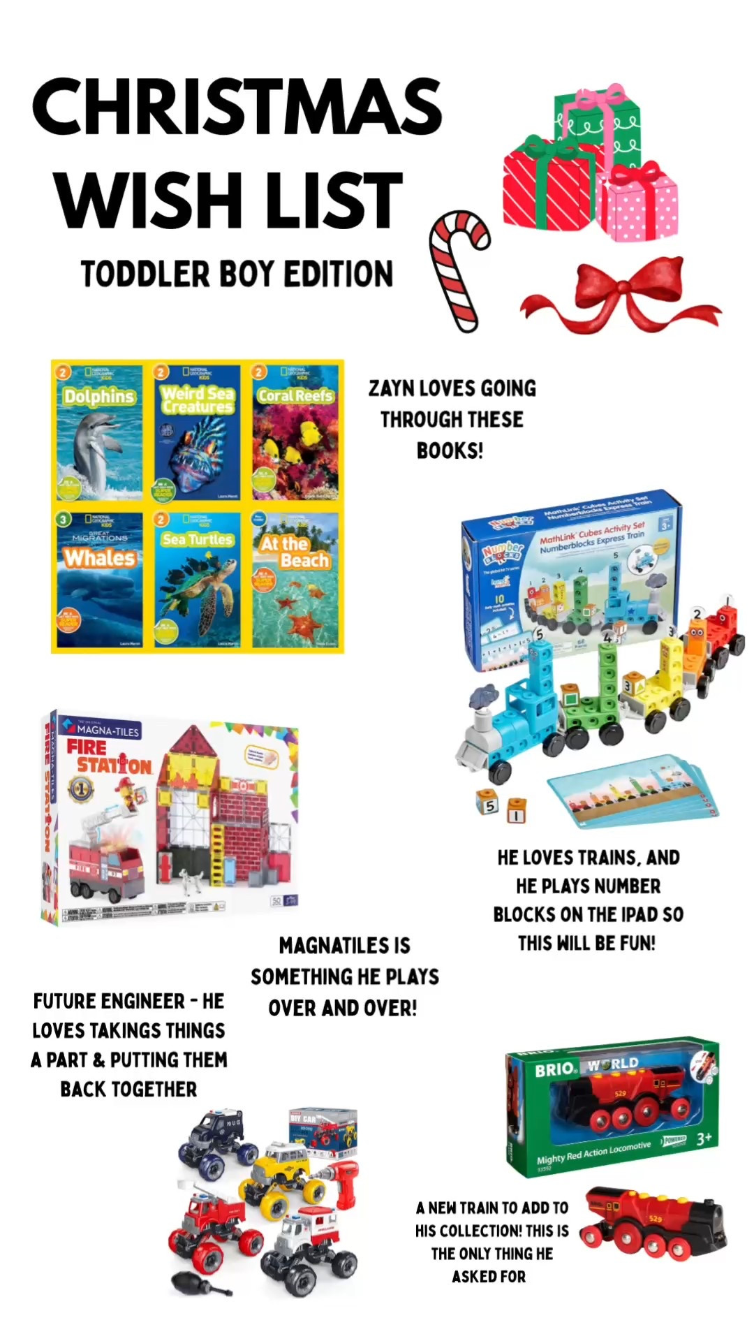 ZAYNS CHRISTMAS GIFTS! 3.5 YEAR OLD EDITION

#LTKKids #LTKmomlife #LTKGiftGuide