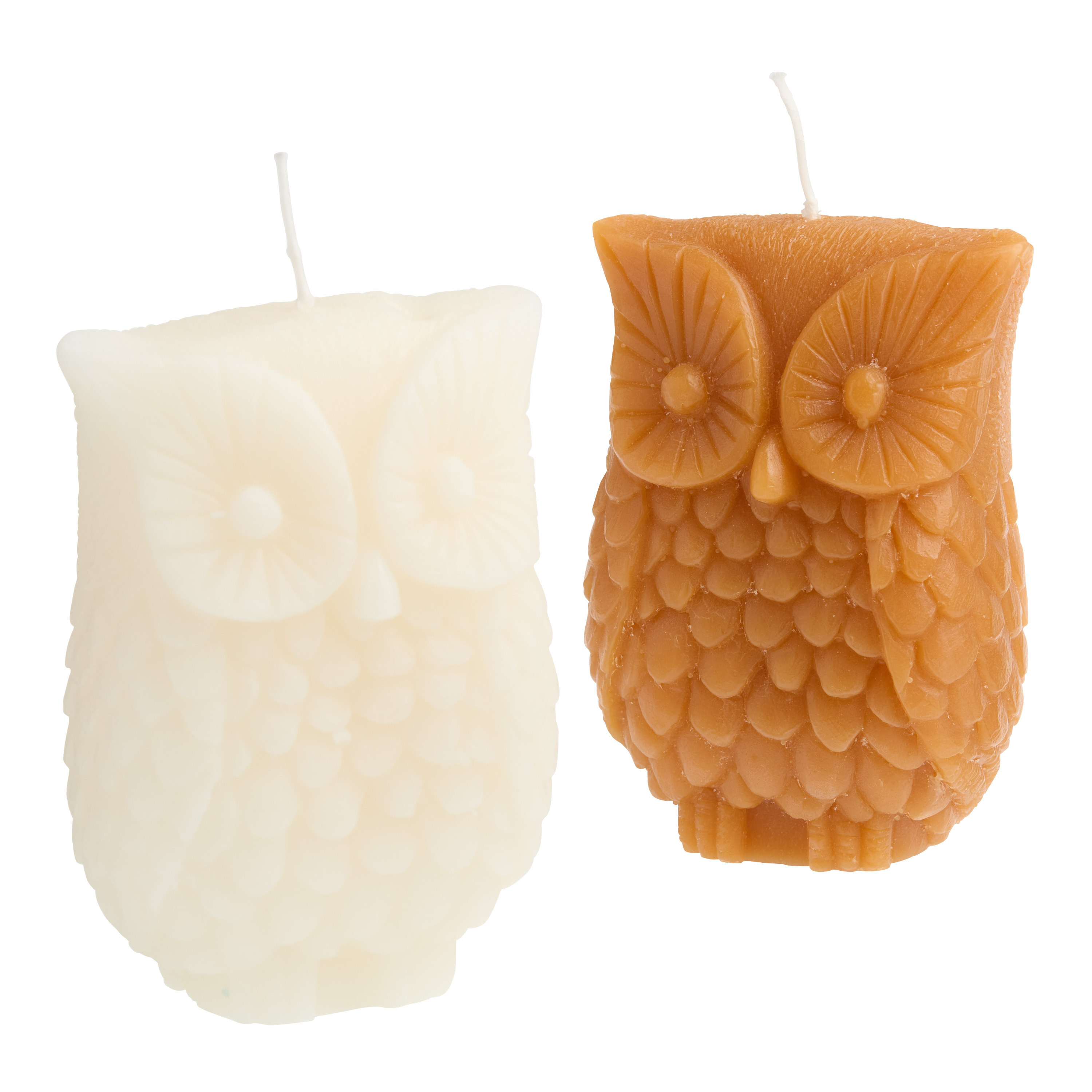 Owl All Wax Unscented Candle Set of 2 | World Market