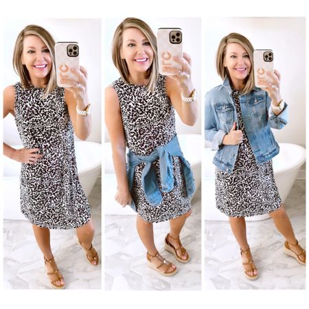 🙌My strechy dress is just $12 today! WOW! I wore it on our cruise about a month ago paired with flip flops!! Here I have dressed it up a little more. It would be cute with a blazer over it for work too! Wearing an XS

Xo, Brooke

#LTKGiftGuide #LTKFestival #LTKStyleTip