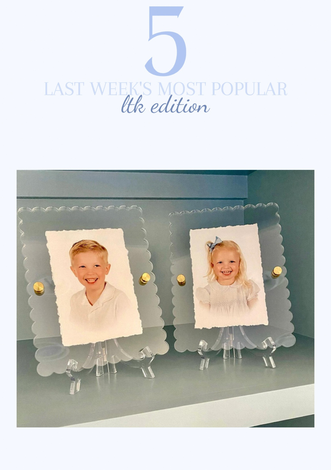 Scalloped picture frame
Acrylic picture frame
Scalloped acrylic frame
Scalloped acrylic picture frame

#LTKfindsunder50 #LTKhome #LTKstyletip