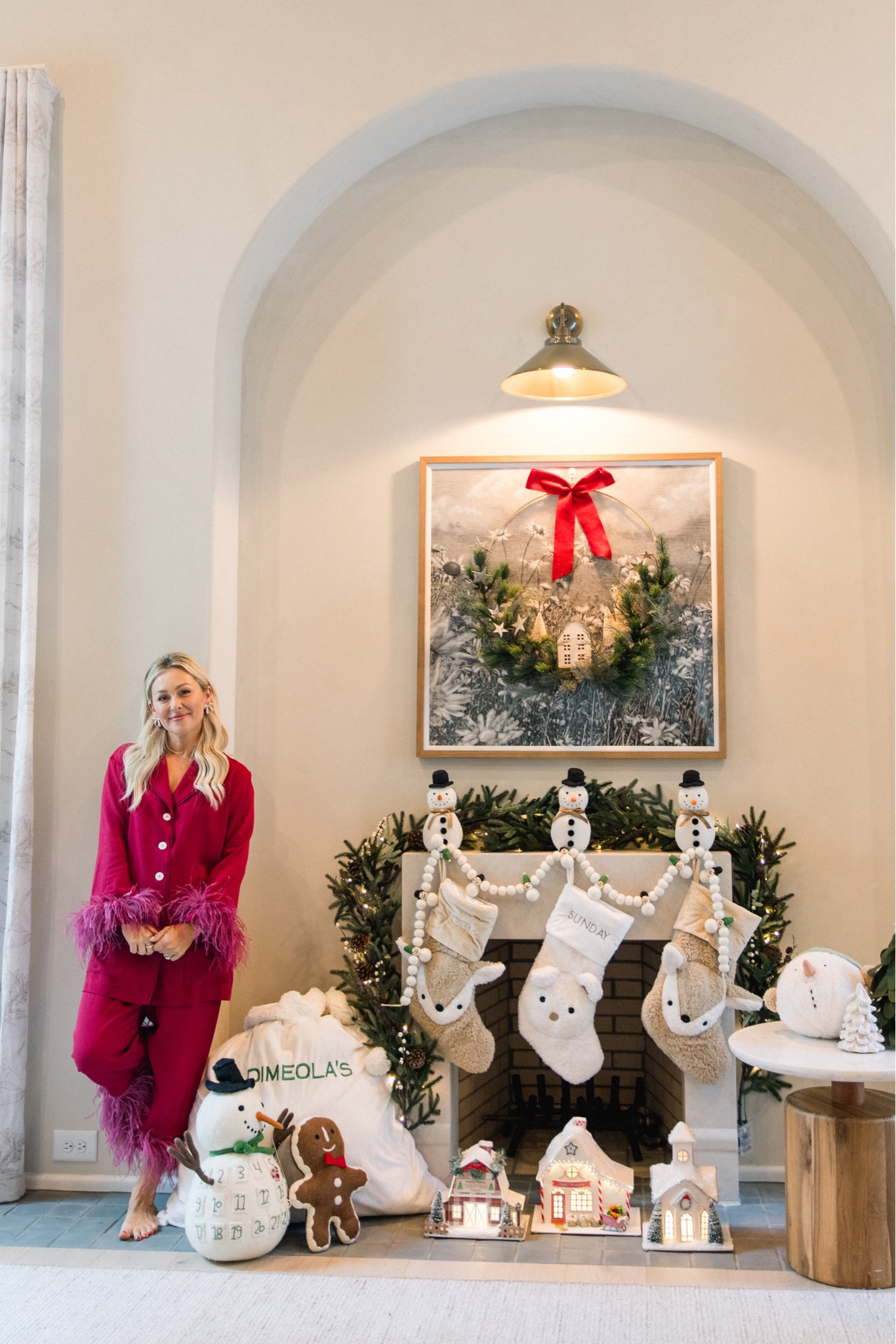 I’m showing you 3 ways to decorate your mantle this Christmas… here is mantle number 2 🤍🌲⛄️  

#LTKSeasonal #LTKHoliday #LTKhome