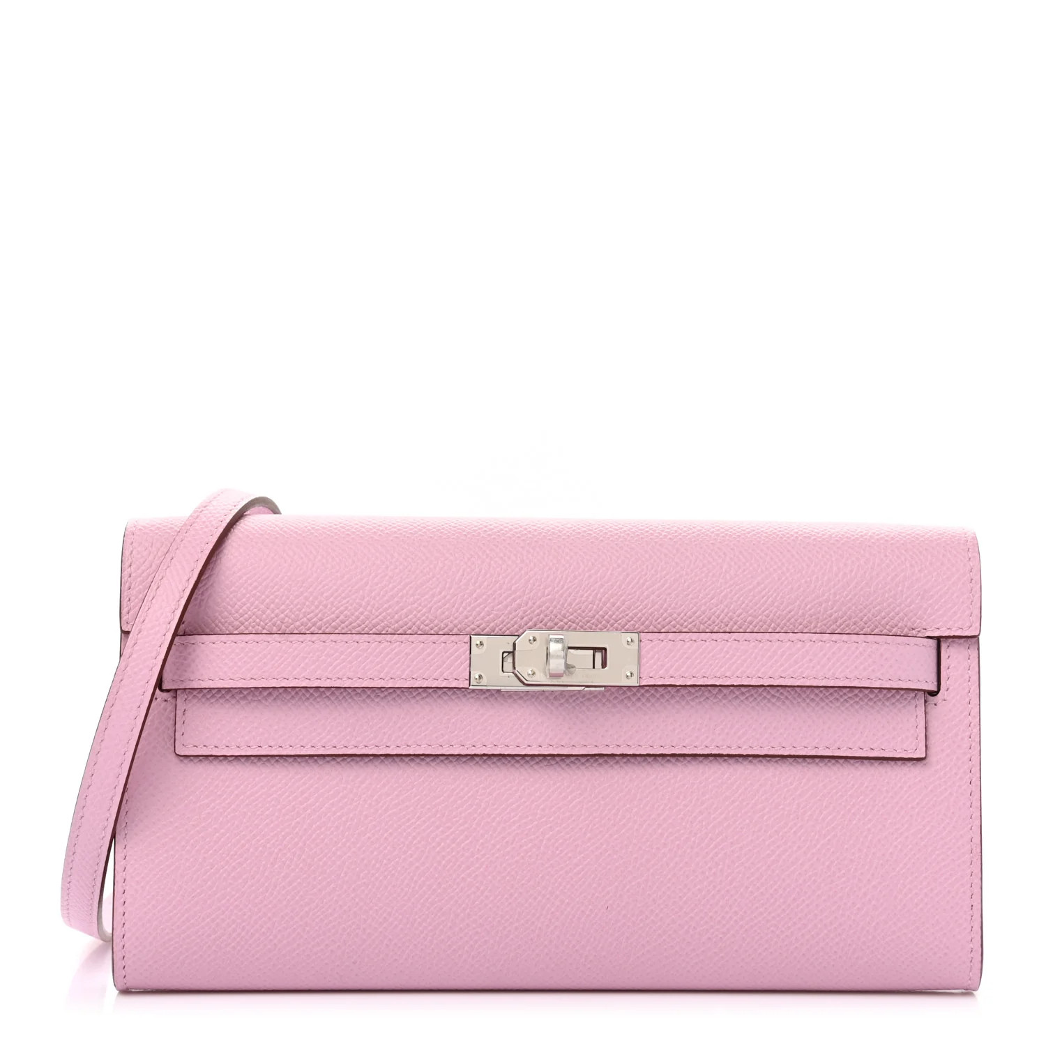 HERMES Epsom Kelly To Go Wallet Mauve Sylvestre | FASHIONPHILE | Fashionphile