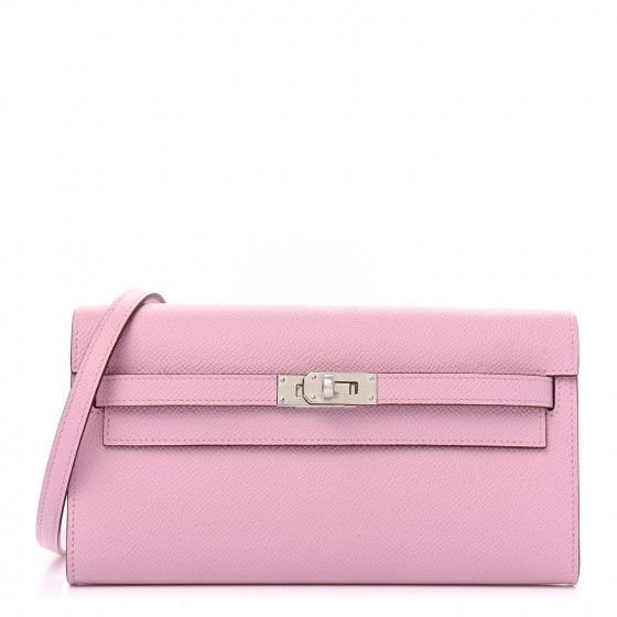 HERMES Epsom Kelly To Go Wallet Mauve Sylvestre | FASHIONPHILE | Fashionphile