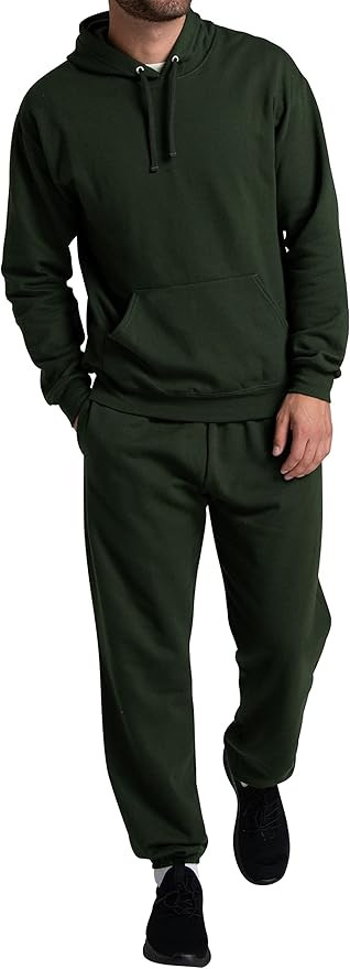 Fruit of the Loom Eversoft Fleece Elastic Bottom Sweatpants with Pockets, Relaxed Fit, Moisture W... | Amazon (US)