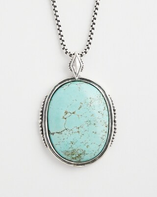 Adjustable Turquoise Howlite Necklace | Chico's