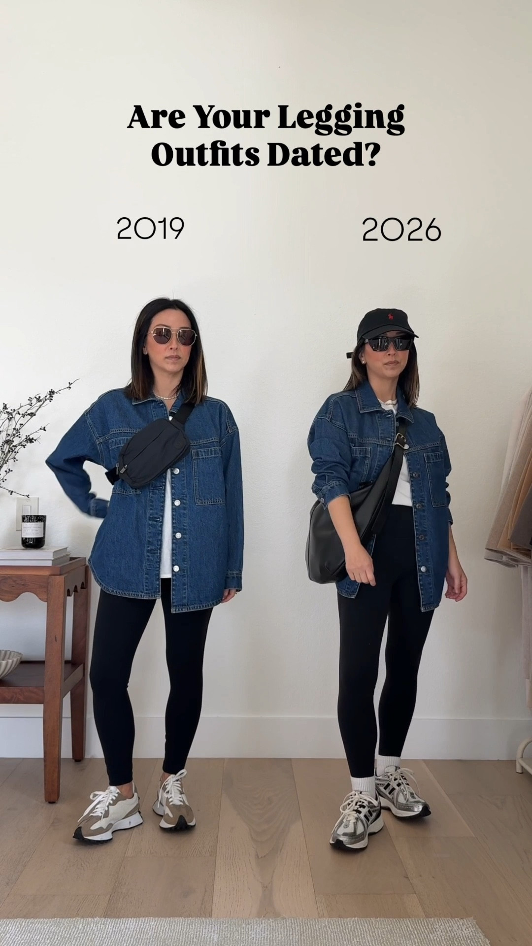 Update your legging outfits. 

Outfit details

Gap shacket petite small - but go tts
Madewell tee xs
Amazon leggings xs
Amazon socks
New Balance sneakers 6
Madewell hobo sling bag - old
YSL Sunglasses
Quince earrings
Polo Ralph Lauren hat

Petite style, leggings 

#LTKmomlife #LTKPetite