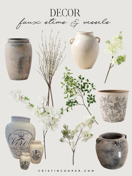 The prettiest faux stems and vessels to liven up your home decor

#LTKHome
